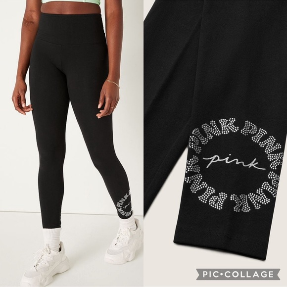 PINK Victoria's Secret Pants - PINK Cotton High Waist Leggings